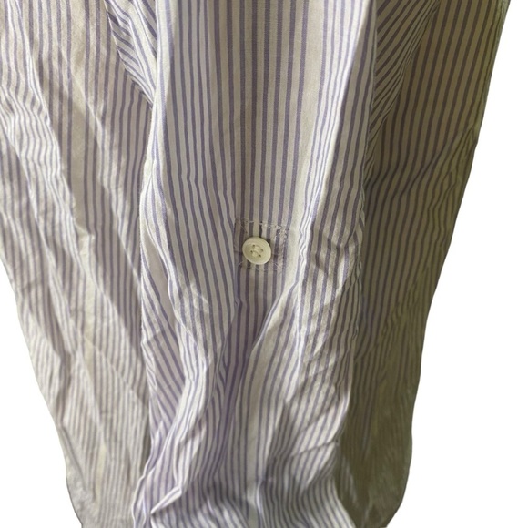 J Crew Striped Button-up Shirt Blouse Sz 12 - Picture 5 of 14